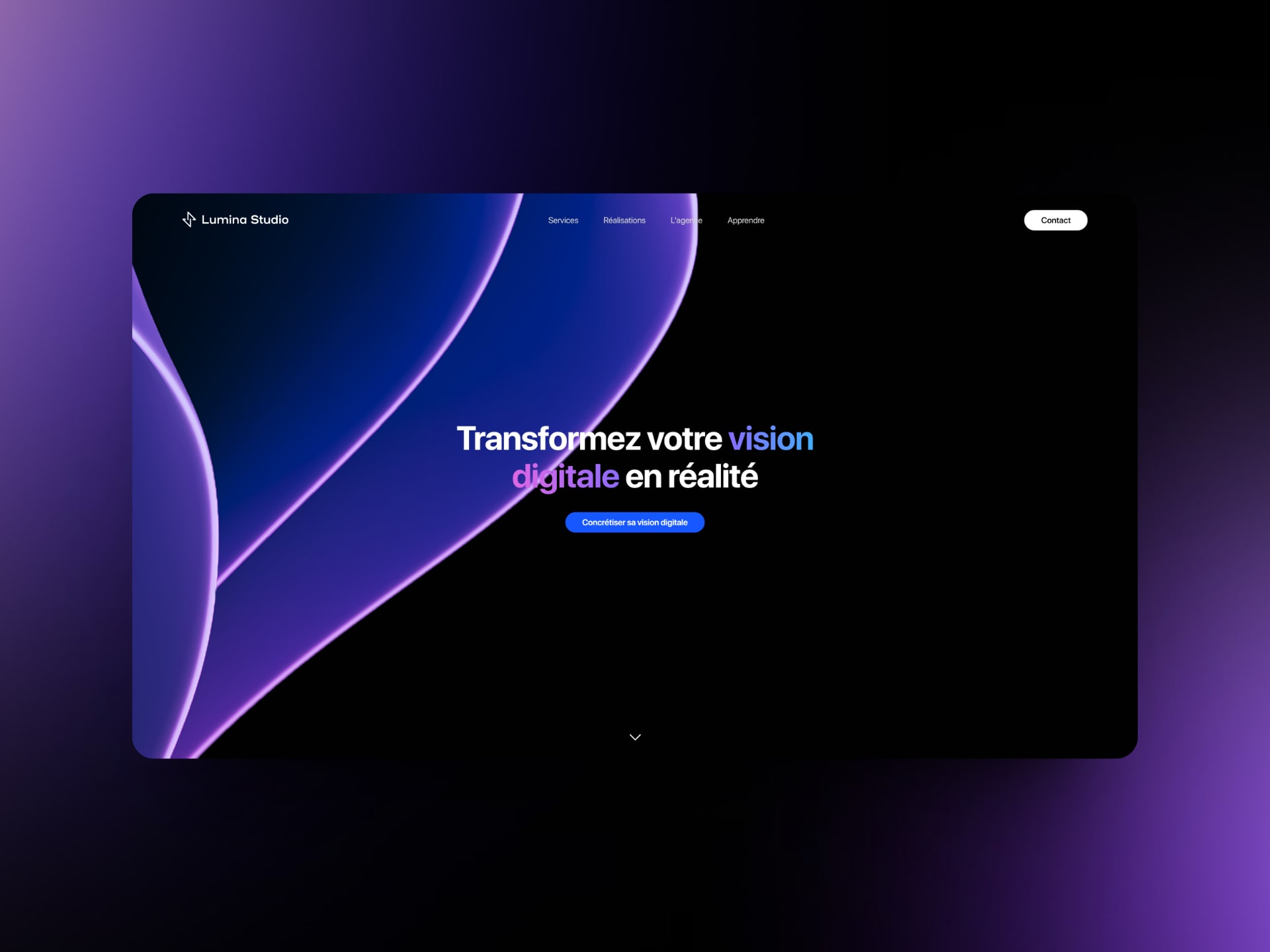 Hero de la page d'accueil