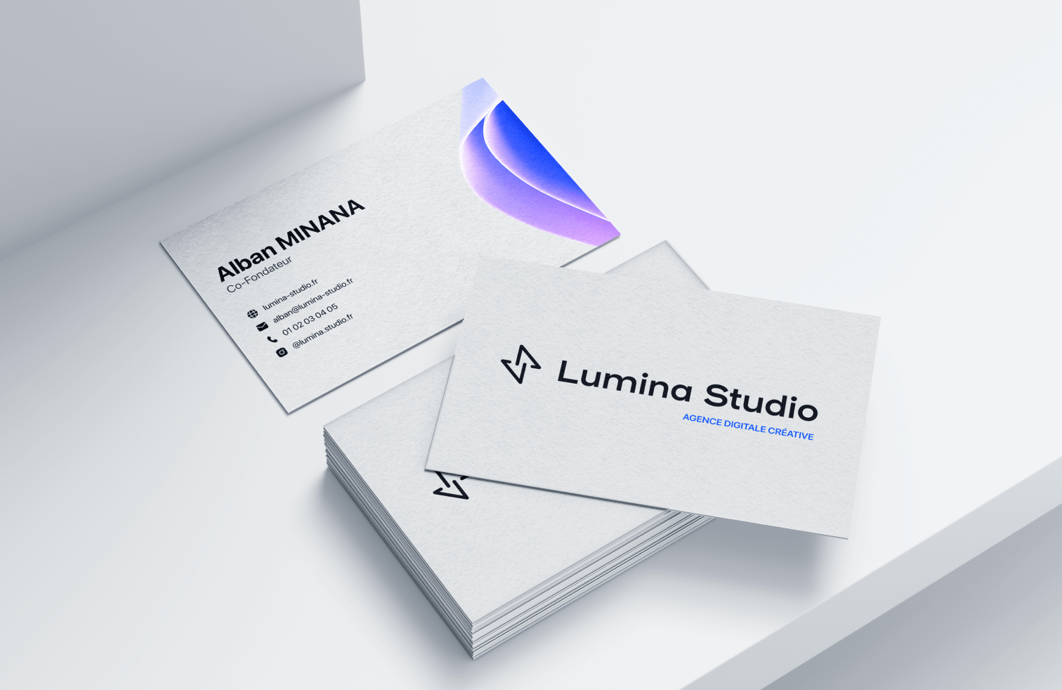 Prototype des cartes de visites